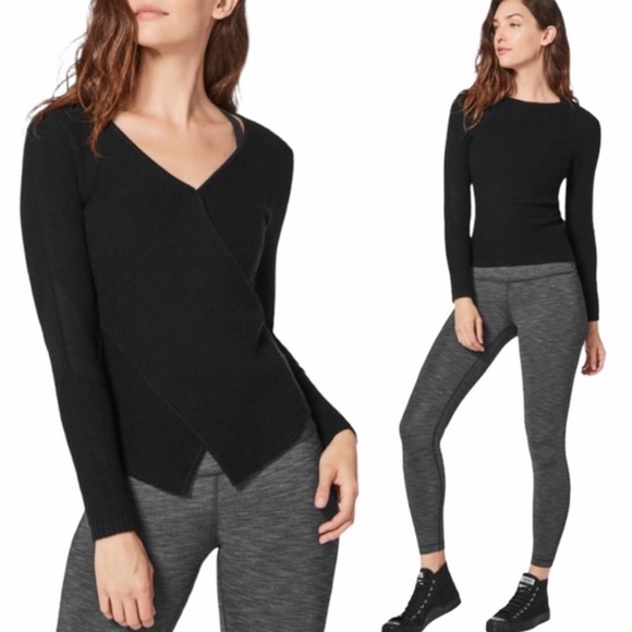 lululemon athletica Sweaters - Lululemon Wrap It Back Sweater